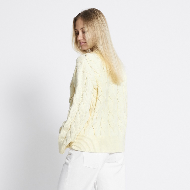 Cable knit cardigan "Viveka"